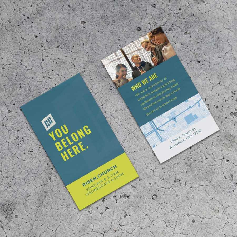 Surge City Invite Cards – Church Creative Works – Church For Church Invite Cards Template