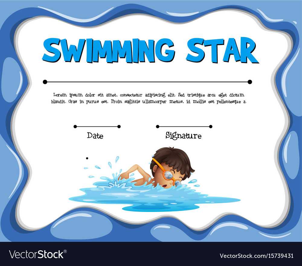 Swimming Certificates Template - Karati.ald2014 within Free Swimming Certificate Templates