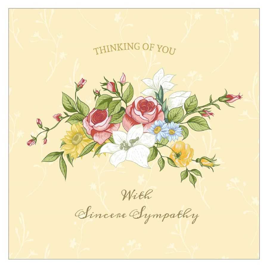 Sympathy Card To Print – Barati.ald2014 Intended For Sympathy Card Template