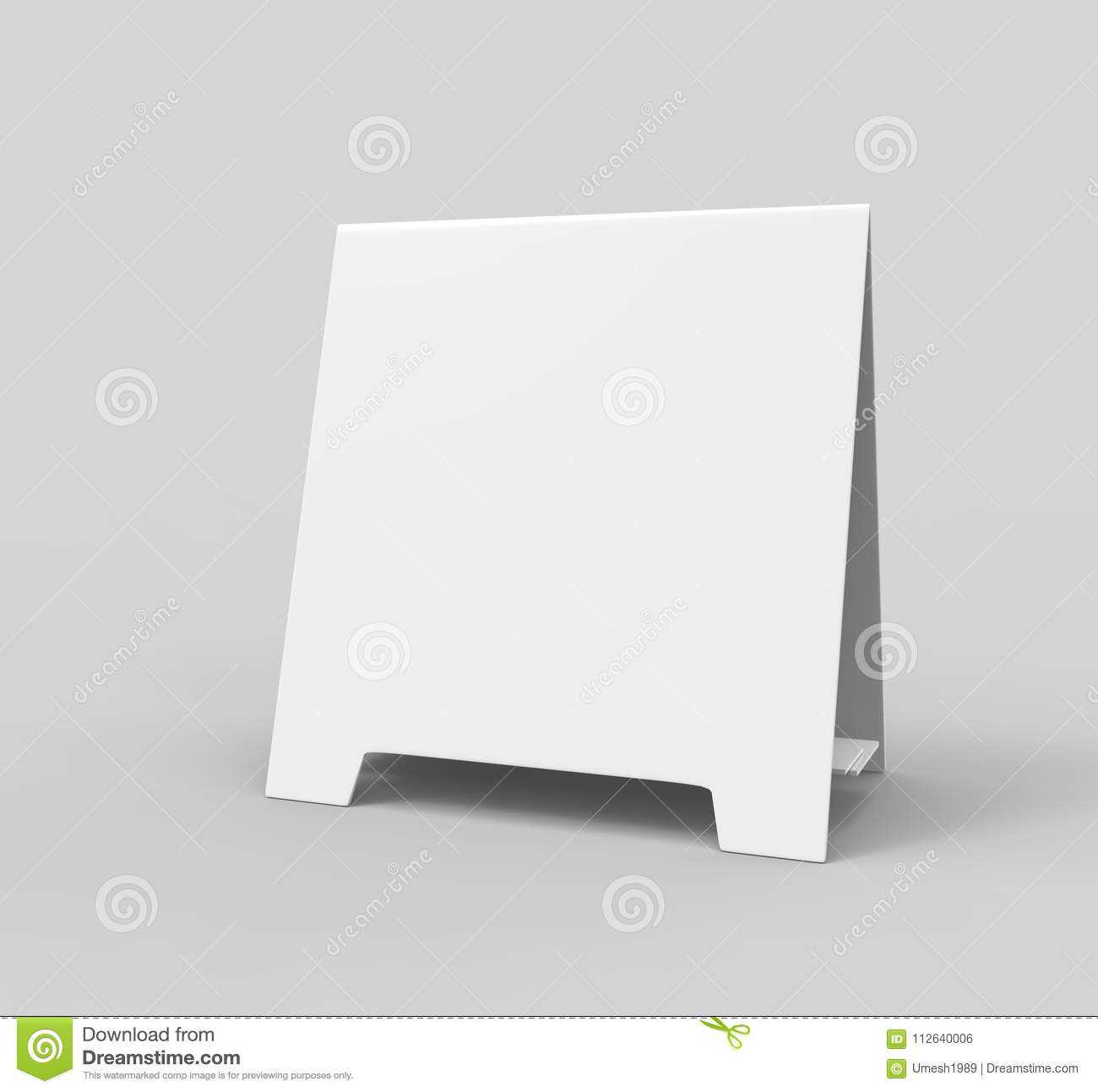 Tablet Tent Card Talkers Promotional Menu Card White Blank Pertaining To Blank Tent Card Template