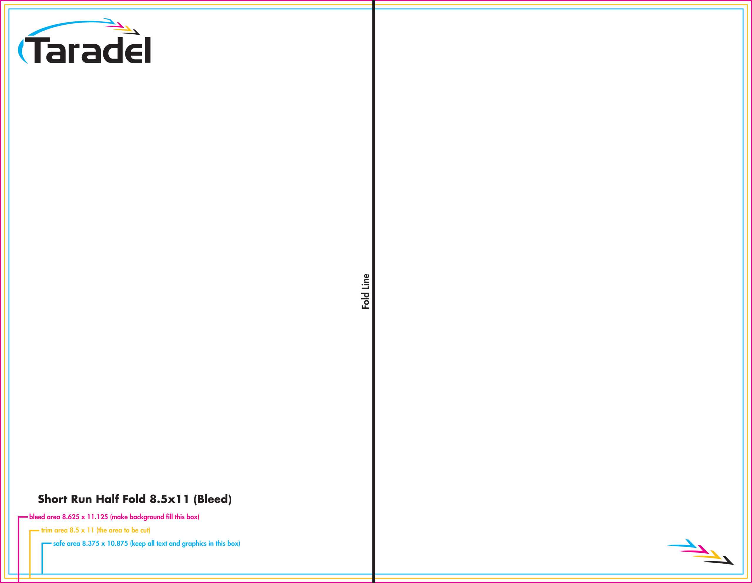 Taradel: Brochures Templates With Regard To 8.5 X11 Brochure Template