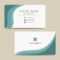 Teal Business Card Template Vector - Download Free Vectors intended for Call Card Templates