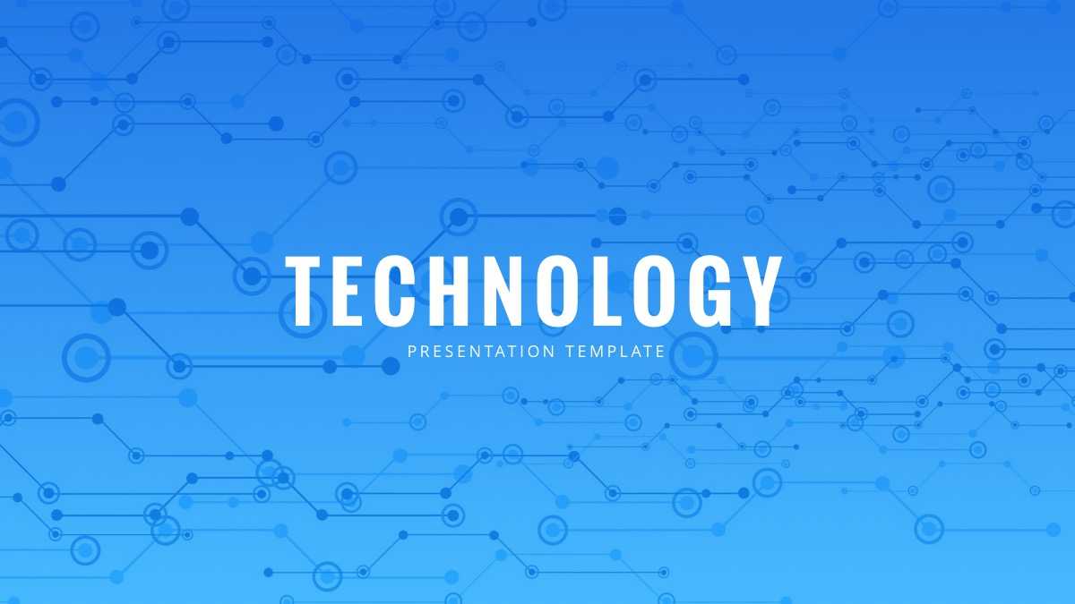 Technology Powerpoint Template – Free Powerpoint Presentation Intended For Powerpoint Templates For Technology Presentations