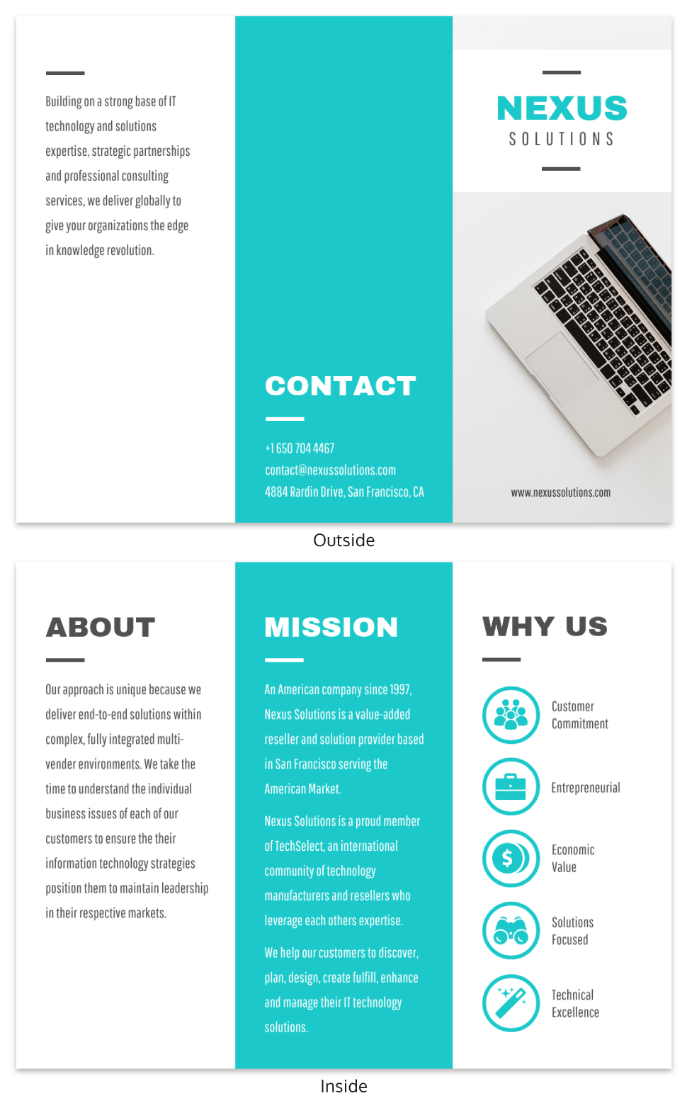 Technology Tri-Fold Brochure Template intended for Technical Brochure Template