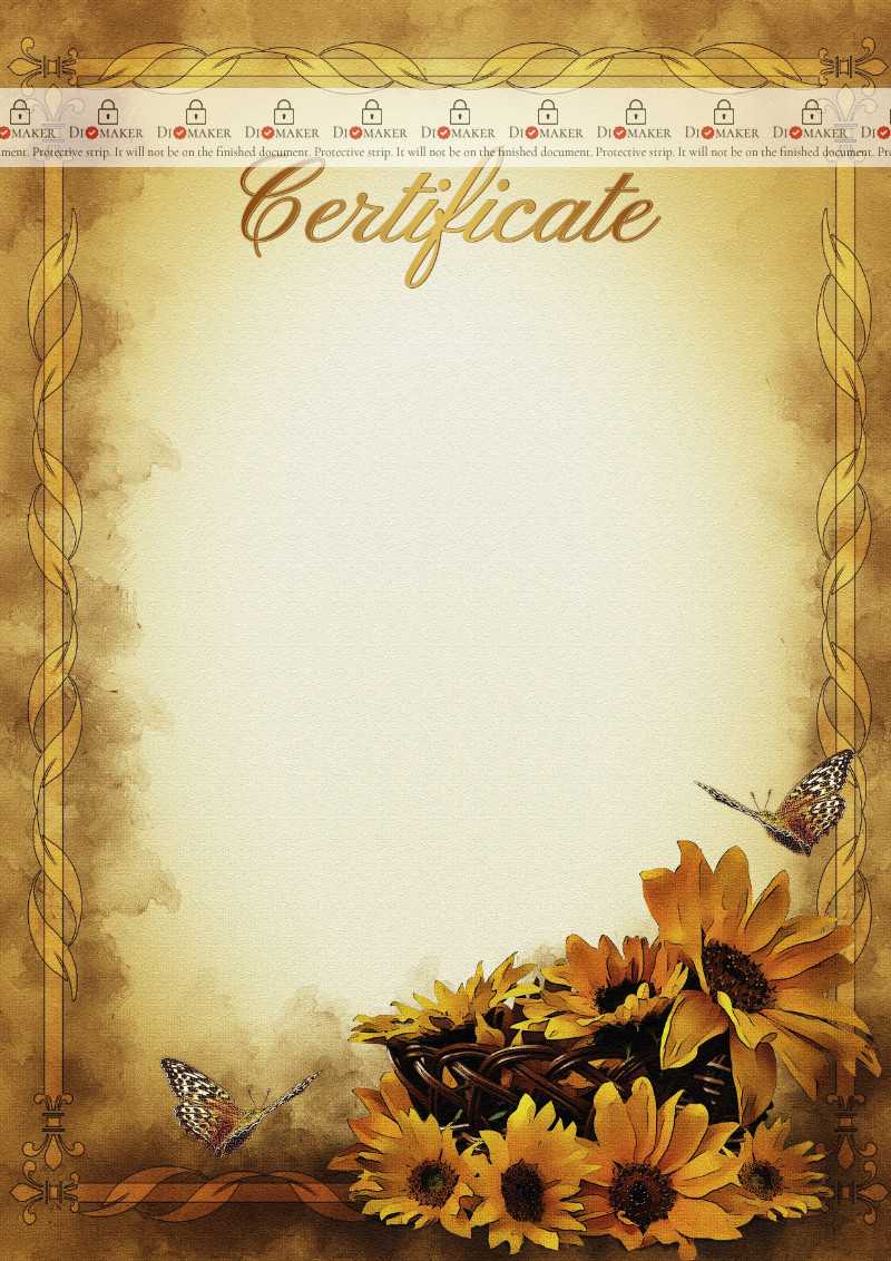 The Certificate Template «Warmth Of The Day» – Dimaker With Regard To Player Of The Day Certificate Template