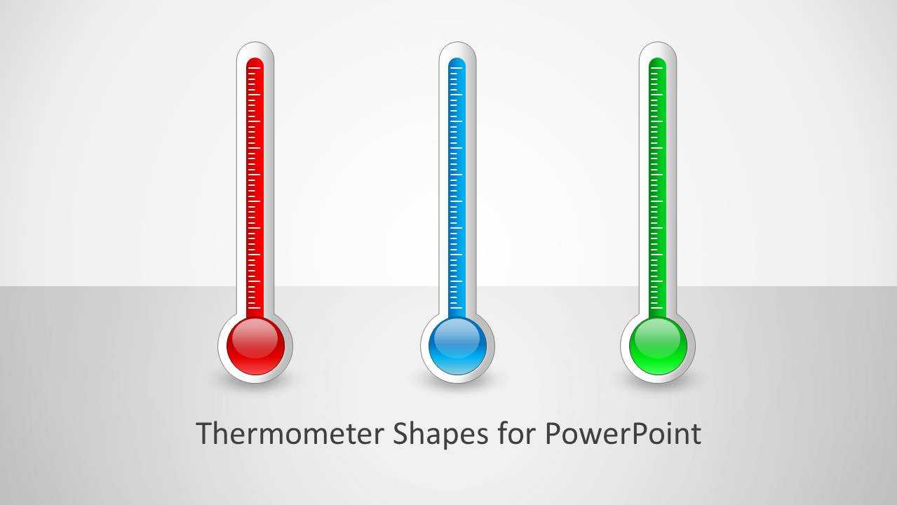 Thermometer Shapes For Powerpoint Inside Powerpoint Thermometer Template