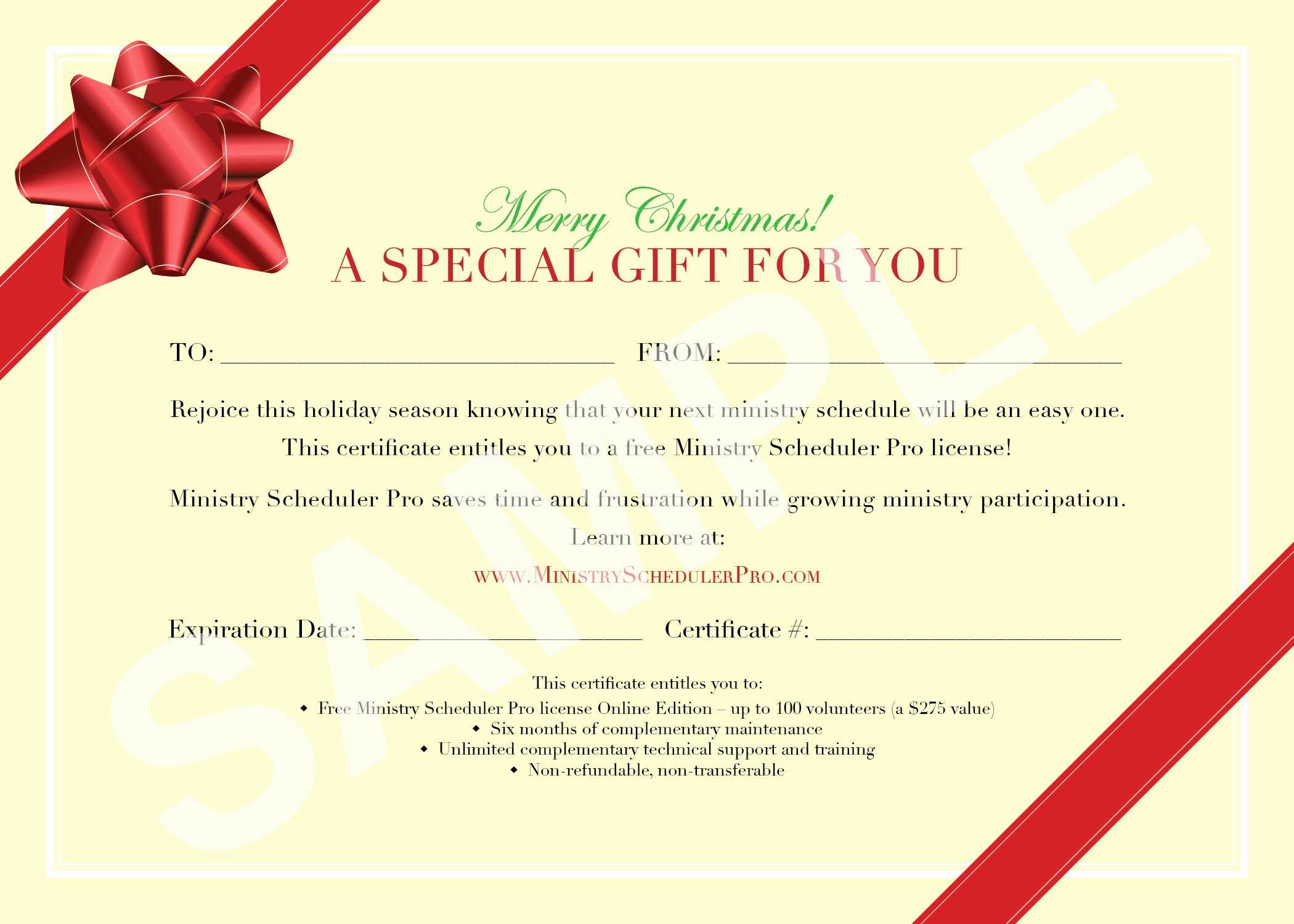 This Certificate Entitles You To Template – Barati.ald2014 Pertaining To Merry Christmas Gift Certificate Templates