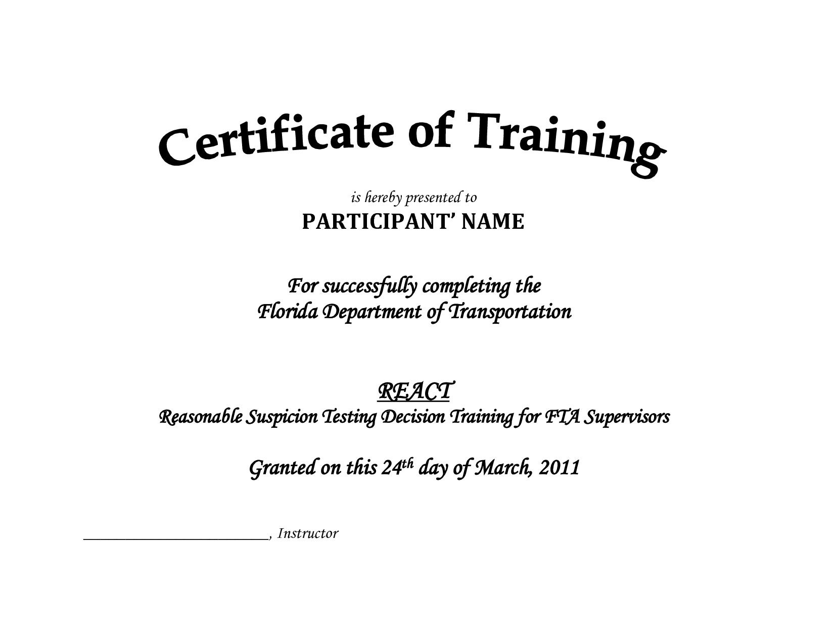 Training Certificate Template Pdf | Blank Certificates Inside Sales Certificate Template