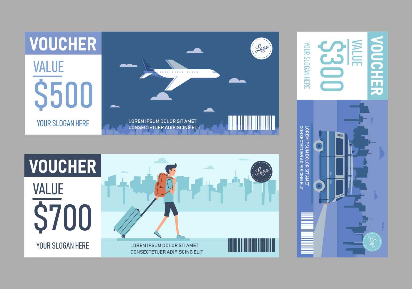 Travel Voucher Free Vector Art - (35 Free Downloads) Pertaining To Free Travel Gift Certificate Template