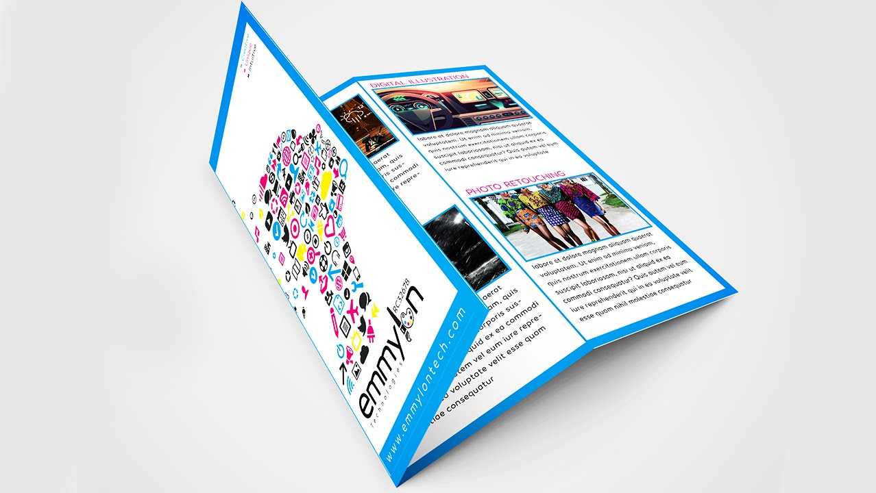 Tri Fold Brochure Design Layout | Adobe Illustrator (#speedart) in Adobe Illustrator Tri Fold Brochure Template