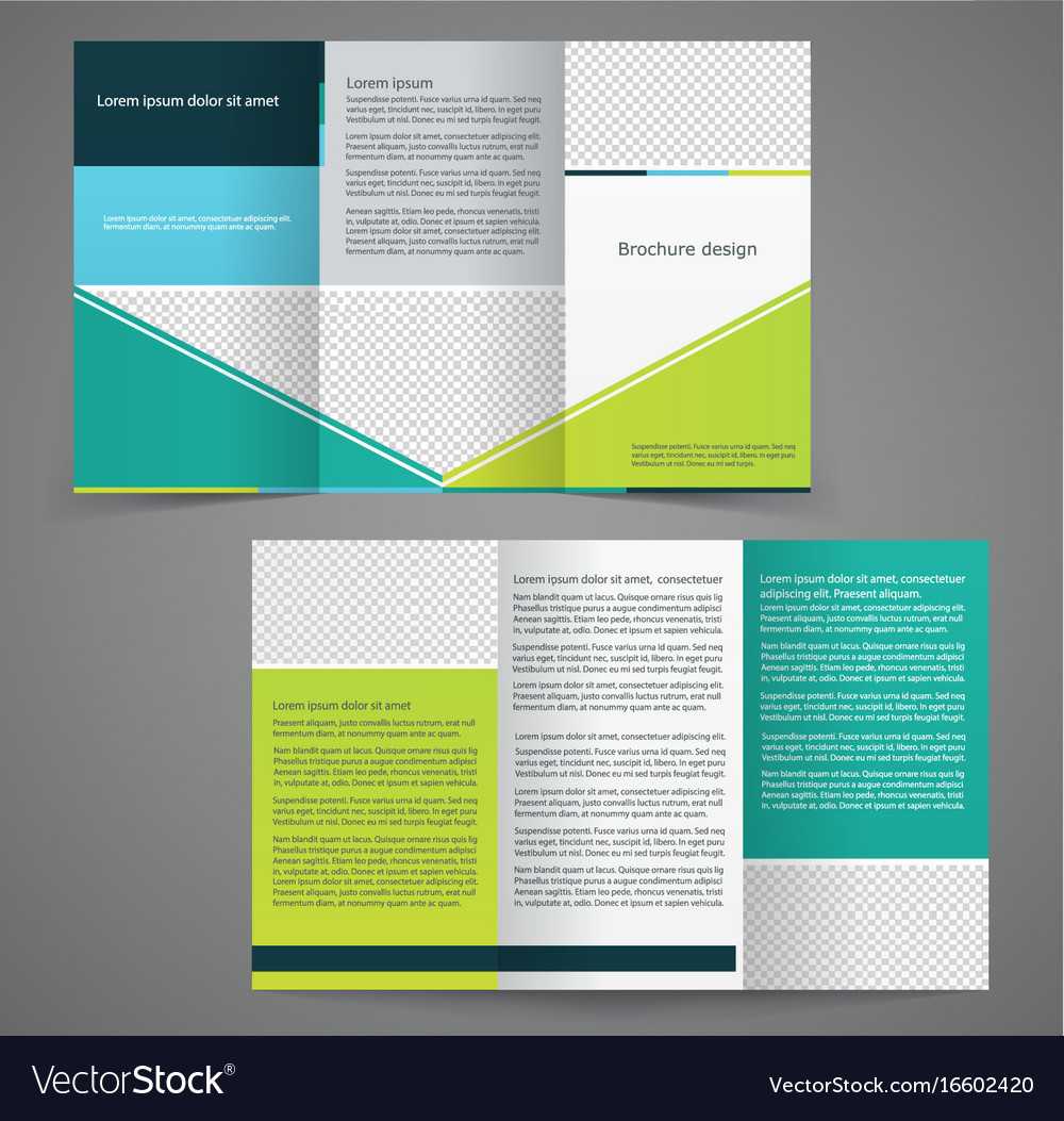 Tri Fold Business Brochure Template Two Sided In Double Sided Tri Fold Brochure Template