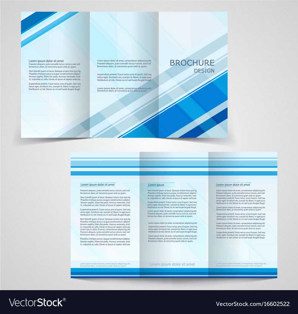 Tri Fold Business Brochure Template Two Sided In Double Sided Tri Fold Brochure Template