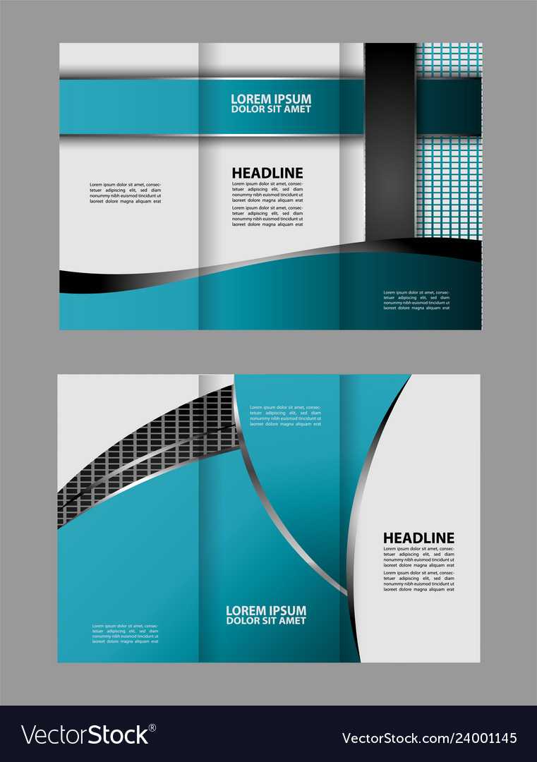 Tri Fold Business Brochure Template Two Sided Tem Throughout Double Sided Tri Fold Brochure Template