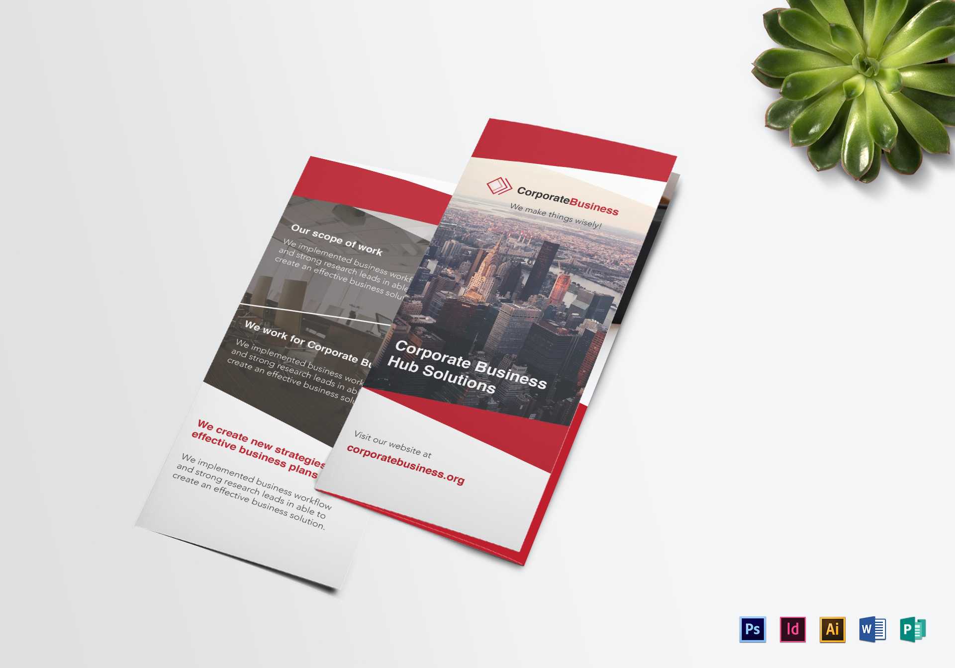 Tri Fold Corporate Business Brochure Template Within Membership Brochure Template