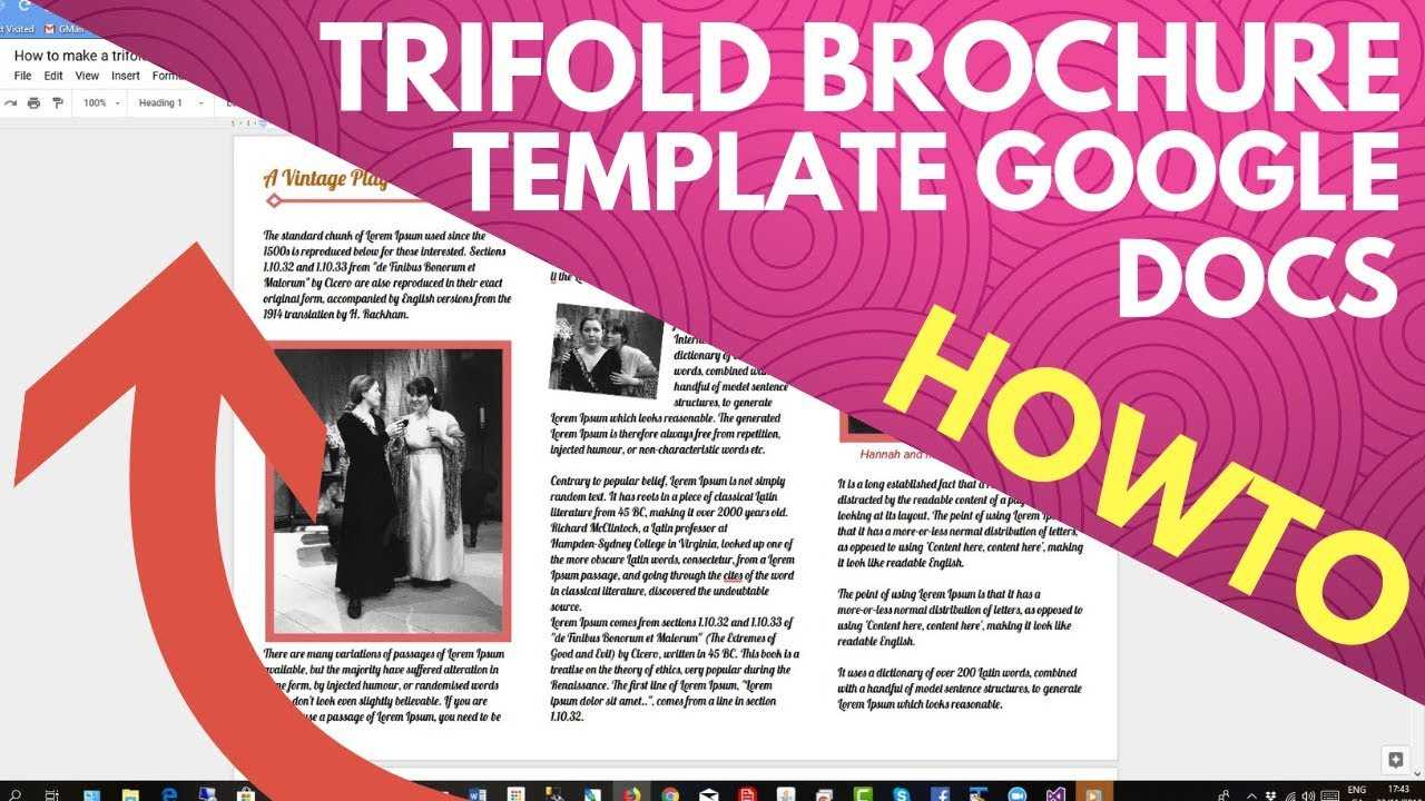 Trifold Brochure Template Google Docs intended for Tri Fold Brochure Template Google Docs