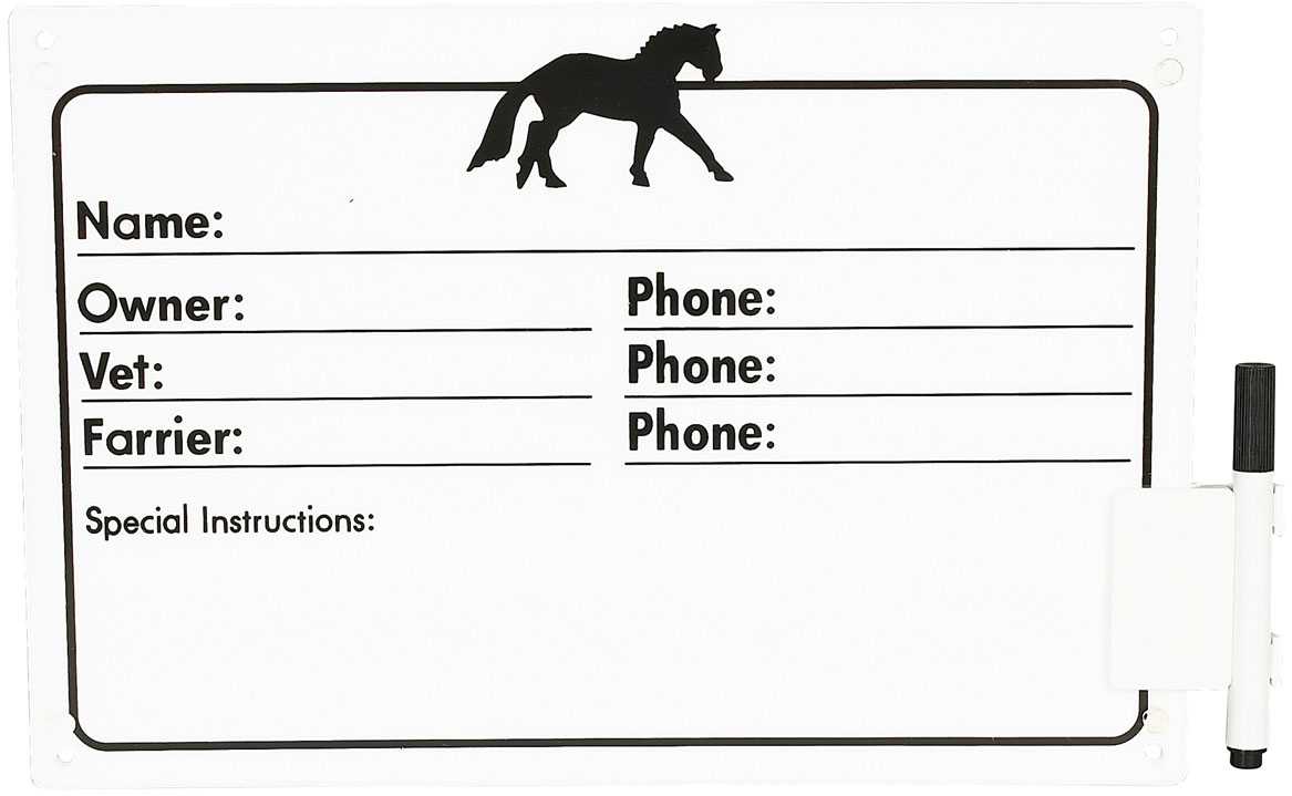 Turnout Cards - Equestrian At Hart With Horse Stall Card Template