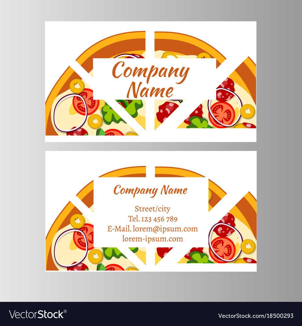 Two Business Card Template For Pizza Delivery Pertaining To Frequent Diner Card Template