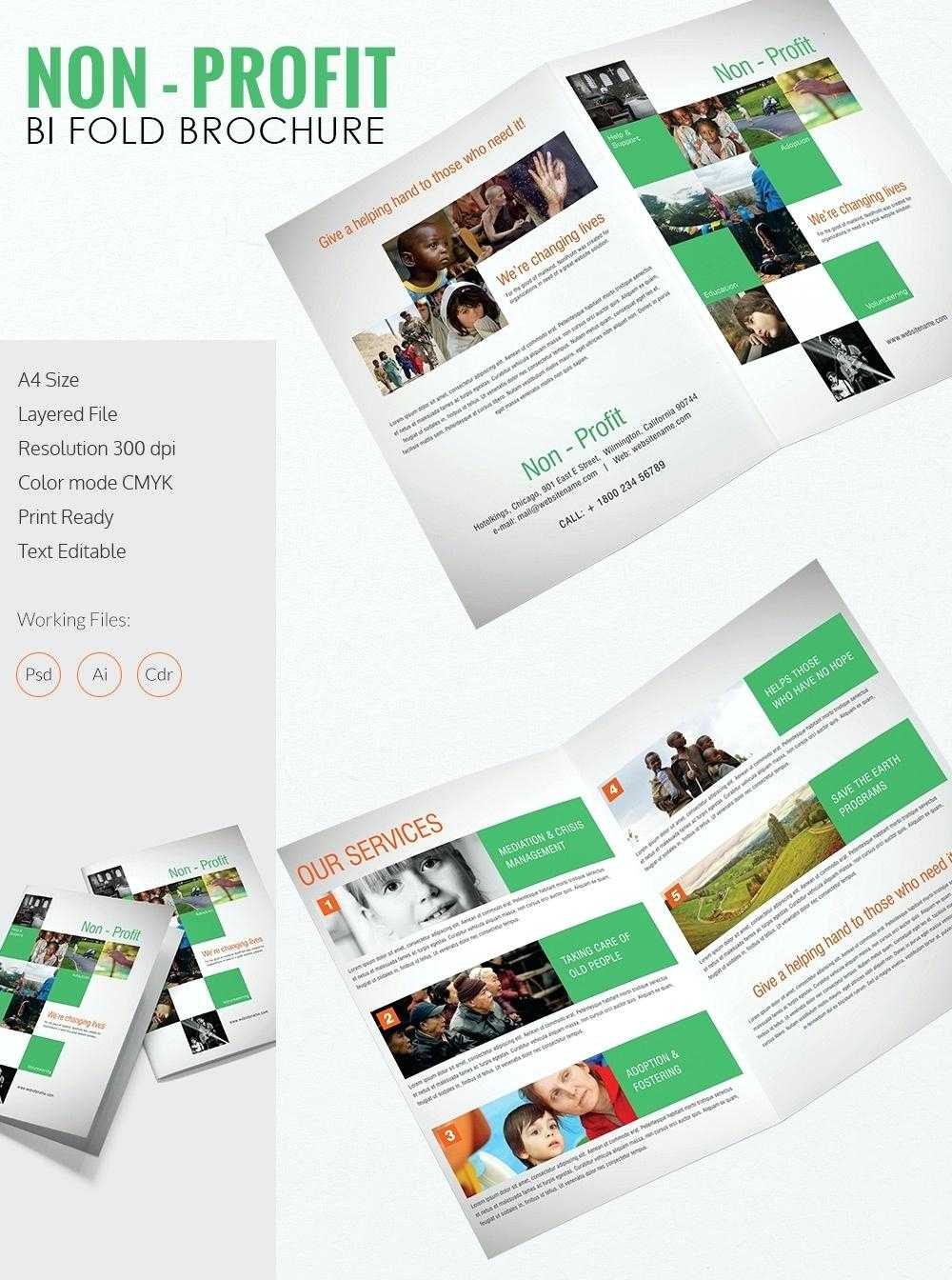 Two Fold Brochure Template Free Download – Vmarques Inside Microsoft Word Brochure Template Free