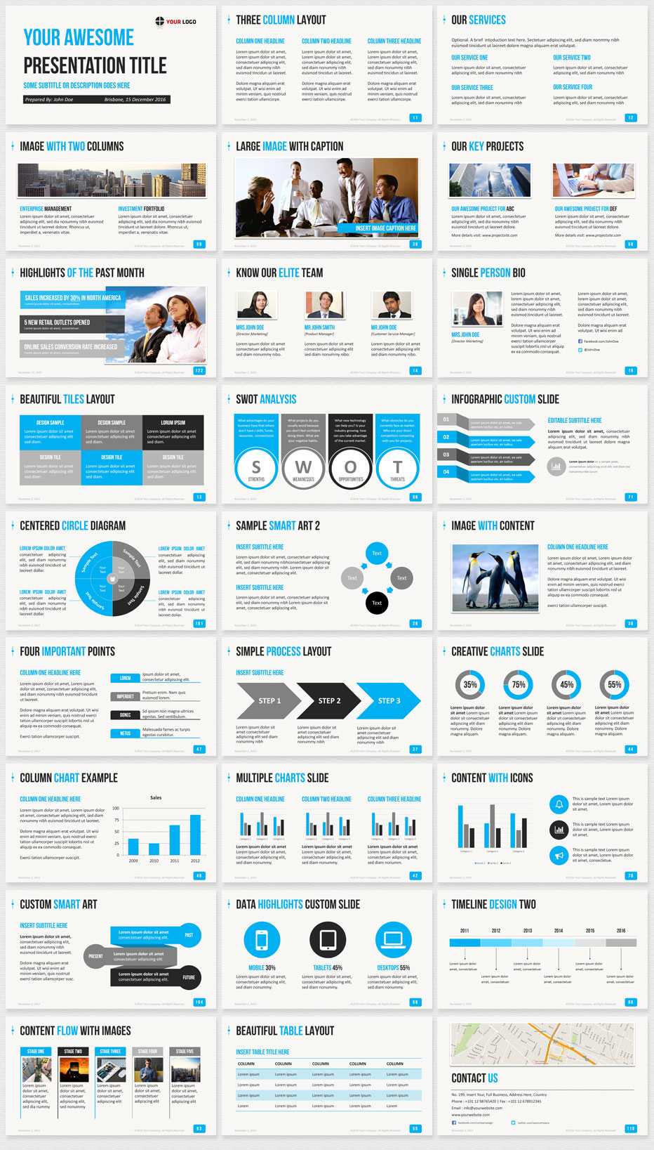 Ultimate Professional Business Powerpoint Template – 1650+ Regarding Sample Templates For Powerpoint Presentation