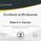 Universal College Graduation Certificate Template in College Graduation Certificate Template