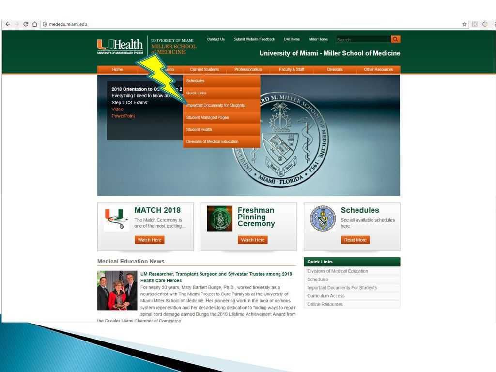 University Of Miami Miller School Of Medicine - Ppt Download For University Of Miami Powerpoint Template