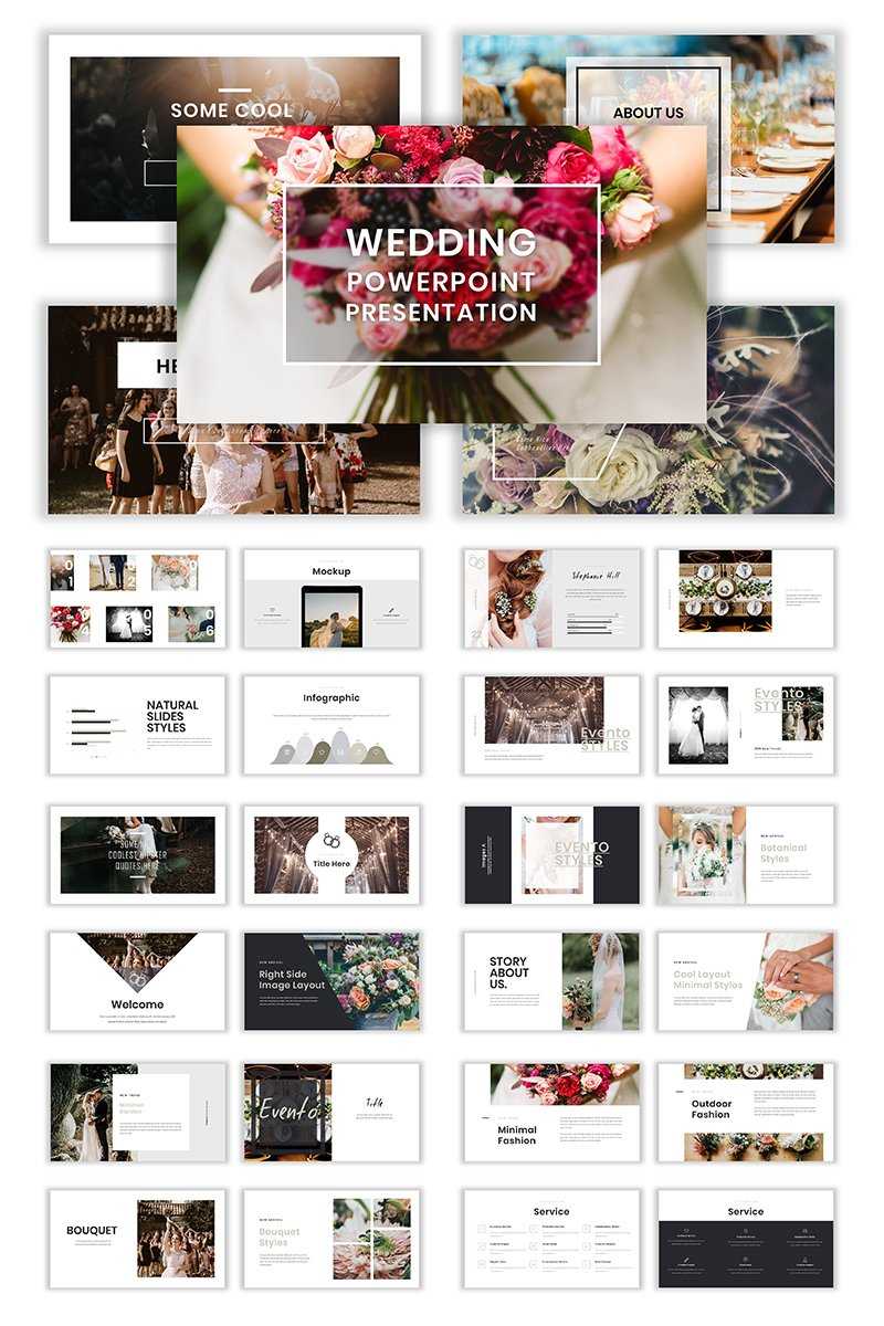 Wedding Album Ppt Templates | Templatemonster Inside Powerpoint Photo Album Template