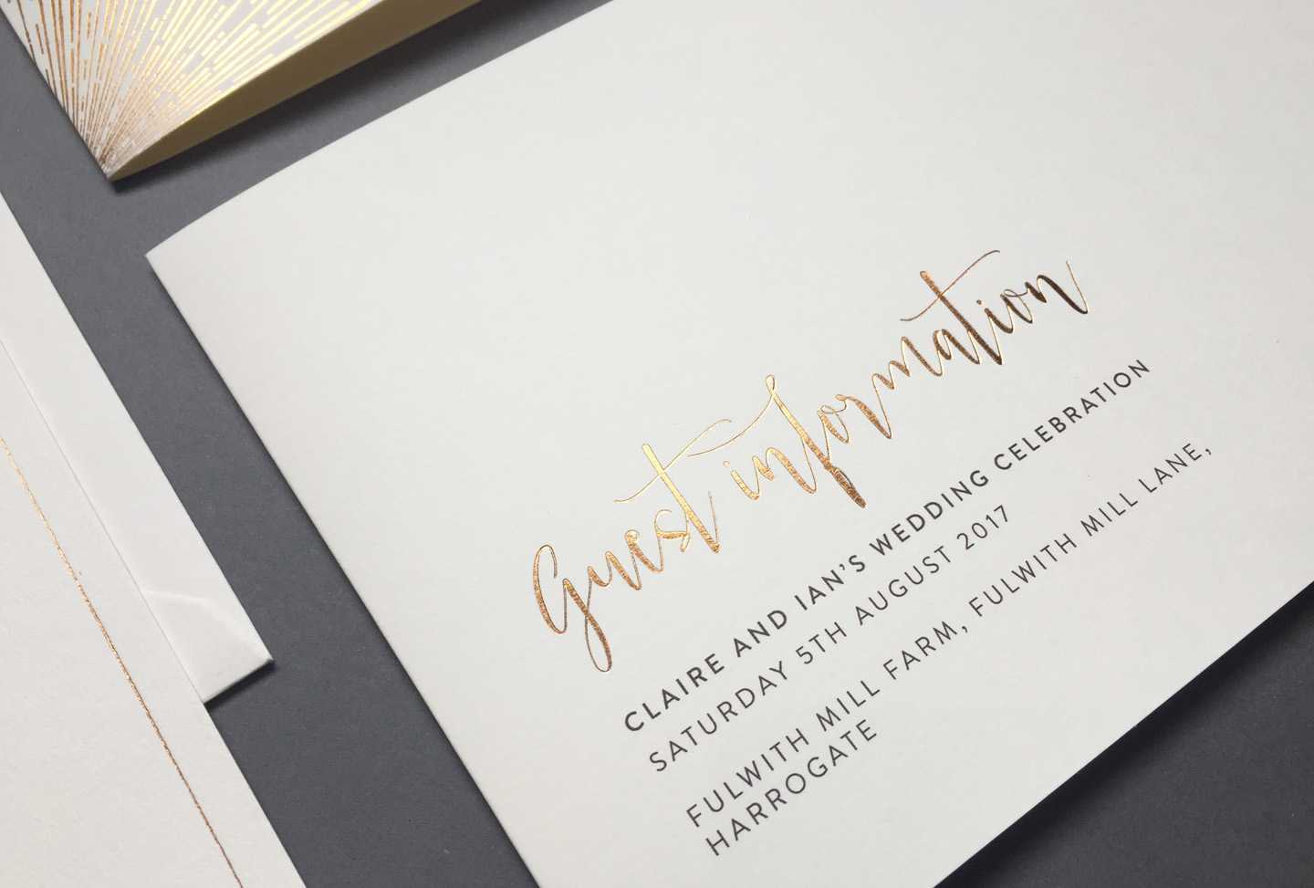 Wedding Guest Information Cards – What To Include | Foil Regarding Wedding Hotel Information Card Template