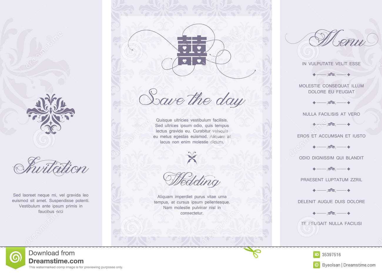 Wedding Invitation Stock Vector. Illustration Of Cartoon Inside Free E Wedding Invitation Card Templates