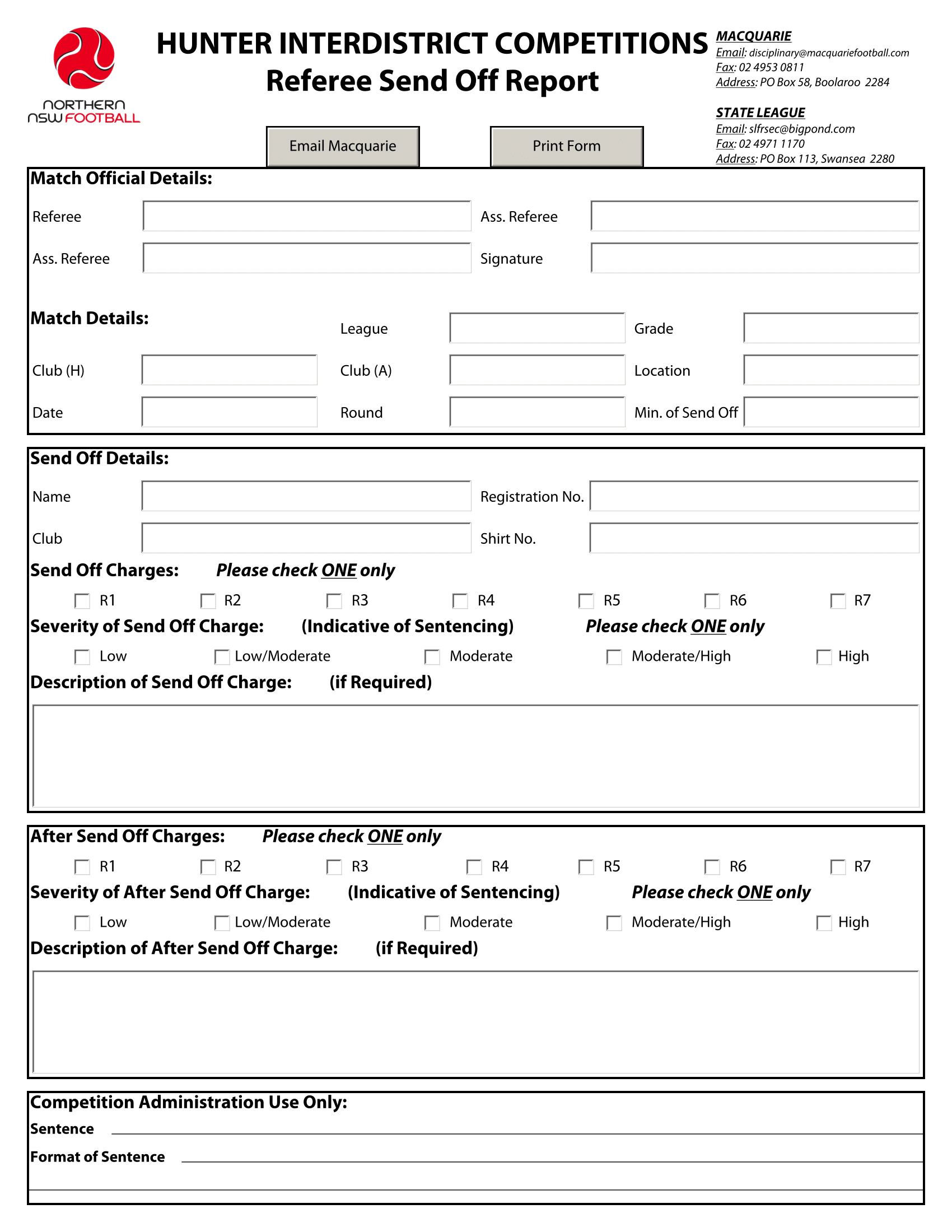 What Do The Referees Write During The Matches? - Sports Intended For Football Referee Game Card Template