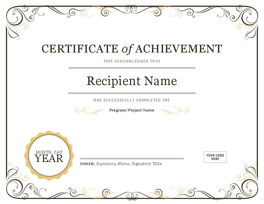 Word Template Certificate – Karan.ald2014 Within Sales Certificate Template