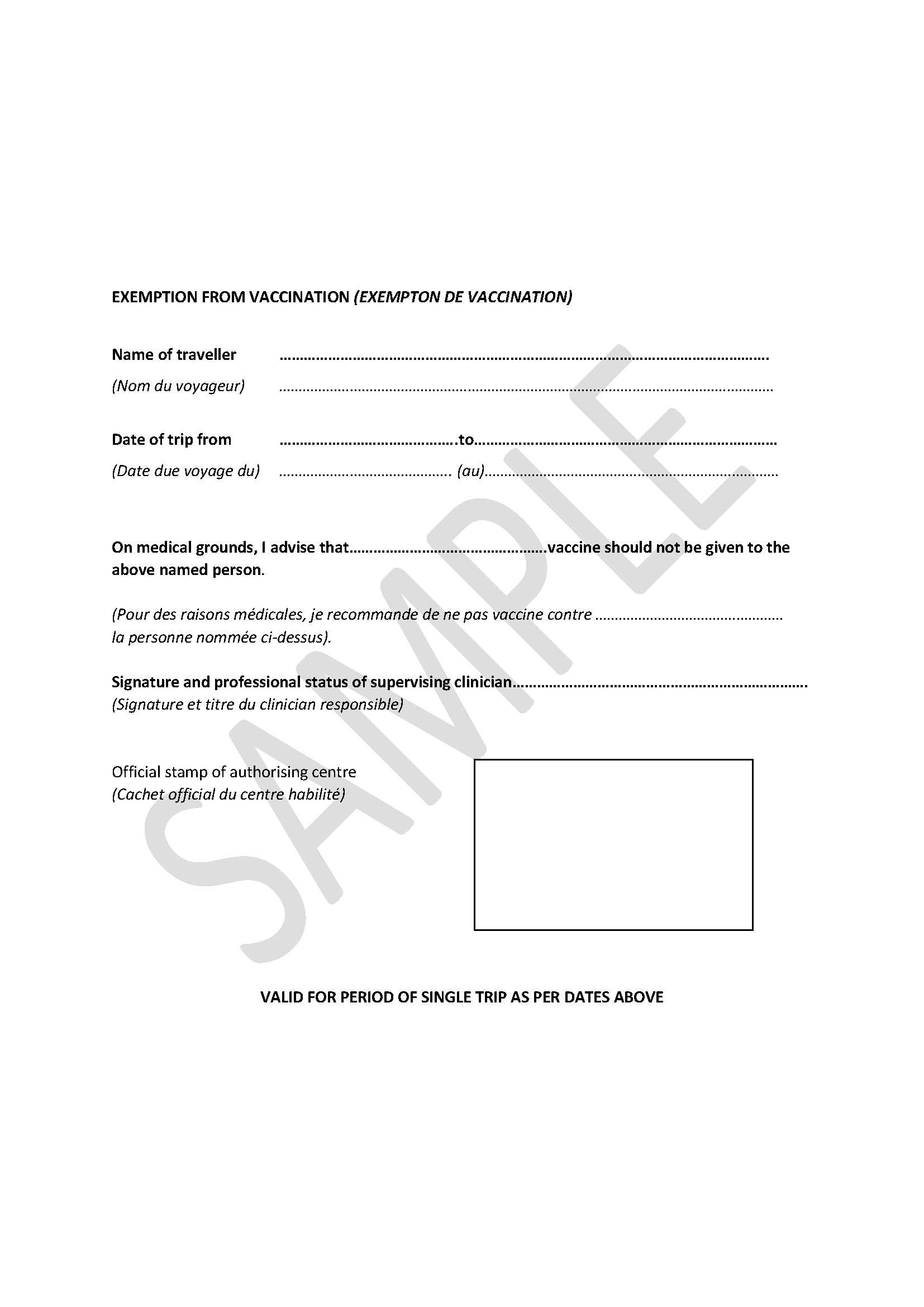 Yellow Fever Zone Pertaining To Certificate Of Vaccination Template